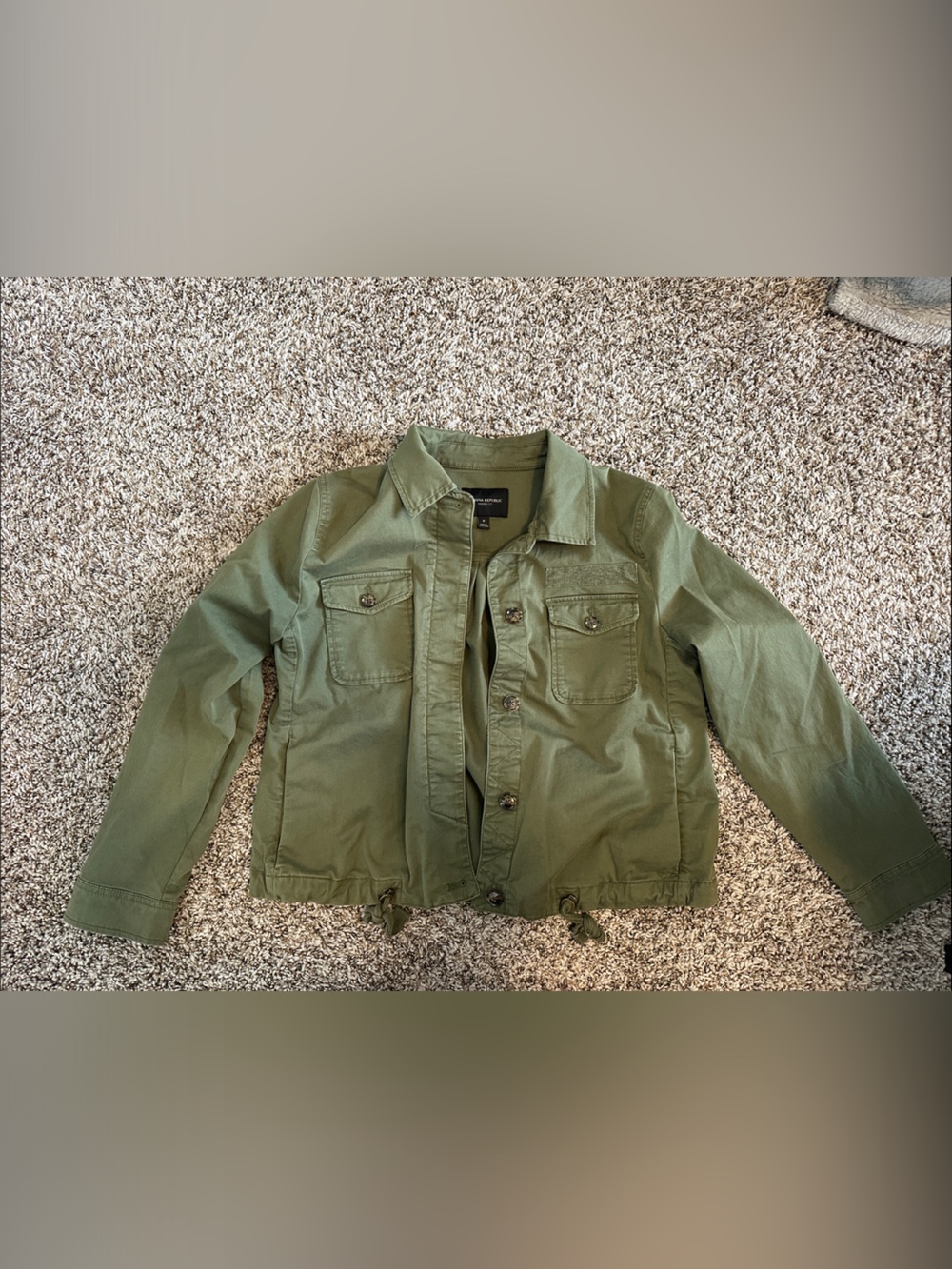Banana Republic Olive Green Utility Jacket